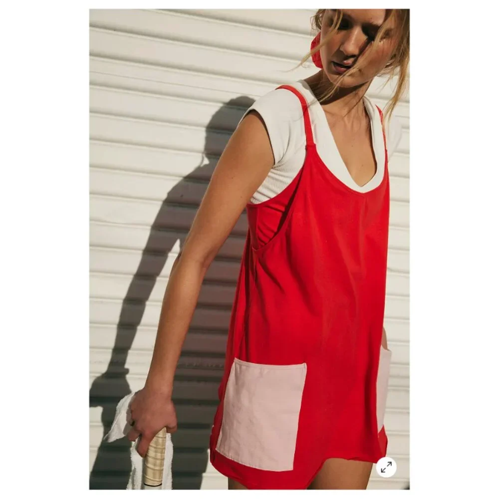red hot shot mini dress FP Movement Hot Shot Mini Dress